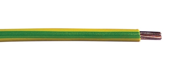 Earth Cable Rigid 6mm2 Green Yellow V90 20M