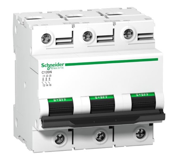 Schneider Circuit Breaker C120N 3 Pole 80A