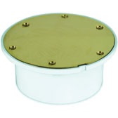 Bolted Screw Brass Lid DWV to Suit 150mm Pipe