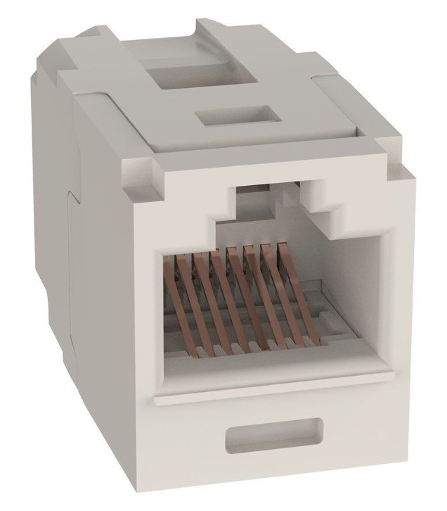 Panduit CAT 6 RJ45 Coupler White (Optus and Voda Use)