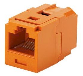 Panduit CAT 6 RJ45 Coupler Orange (Optus and Voda Use)