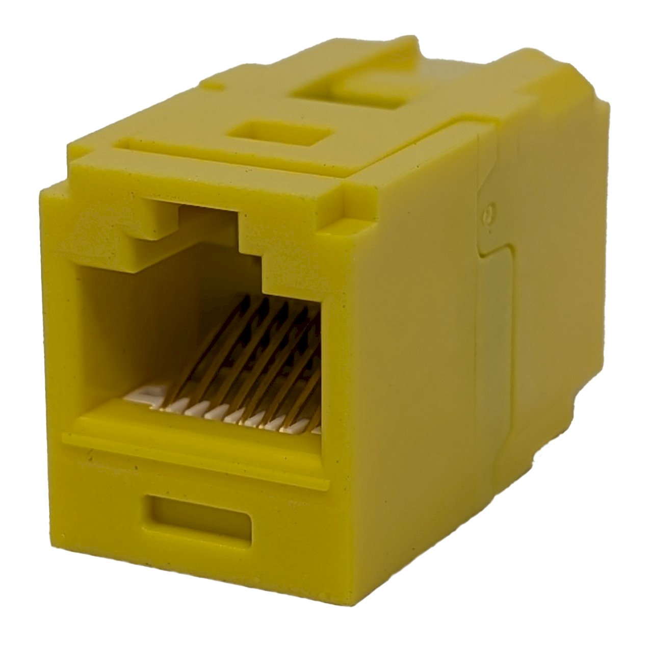 Panduit CAT 6 RJ45 Coupler Yellow (Optus and TPG Use)