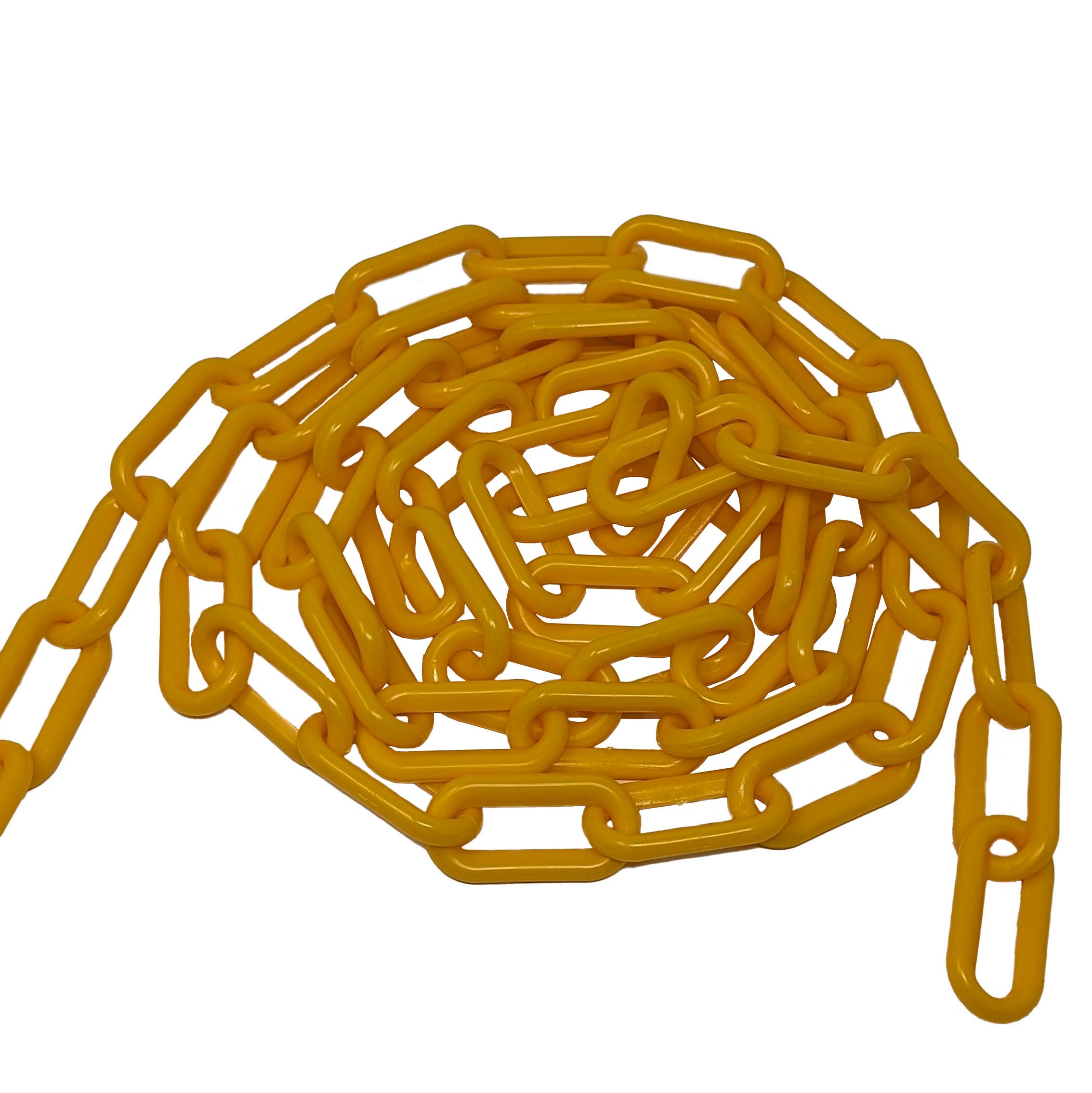 Chain Link Plastic M8 Yellow 25M