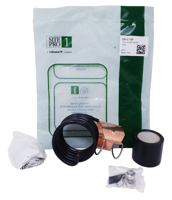 Ground Kit Clip-On 1-5/8