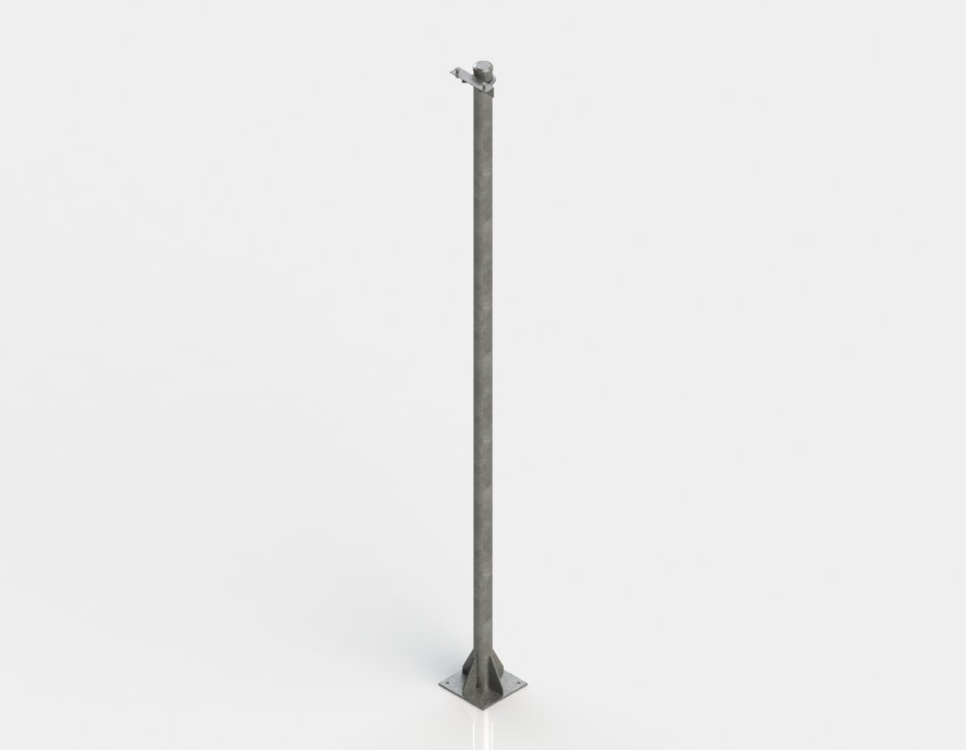 Gantry Post HDG OPT/TLS/NBN 3M x 76.1 w Base