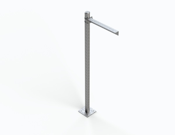 Gantry Post HDG VHA 2.6M x 101.6 450/600 w Base