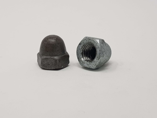 Dome Nut HDG M10 10PK