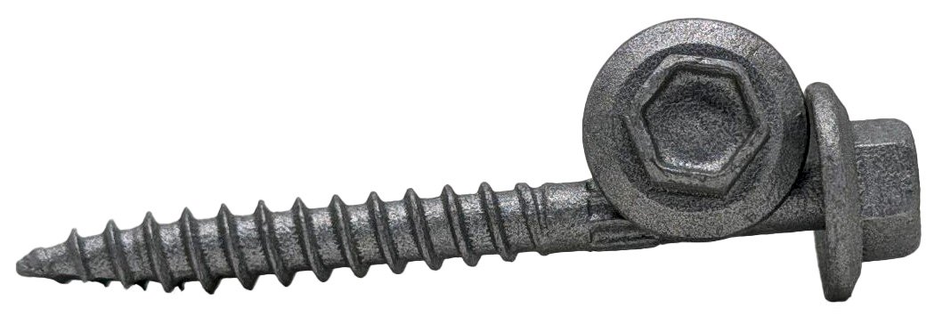 Hex Tek Screw Wood 12-11 50mm 10PK