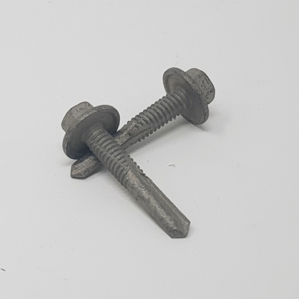 Hex Tek Screw Metal 12-24 32mm 10PK