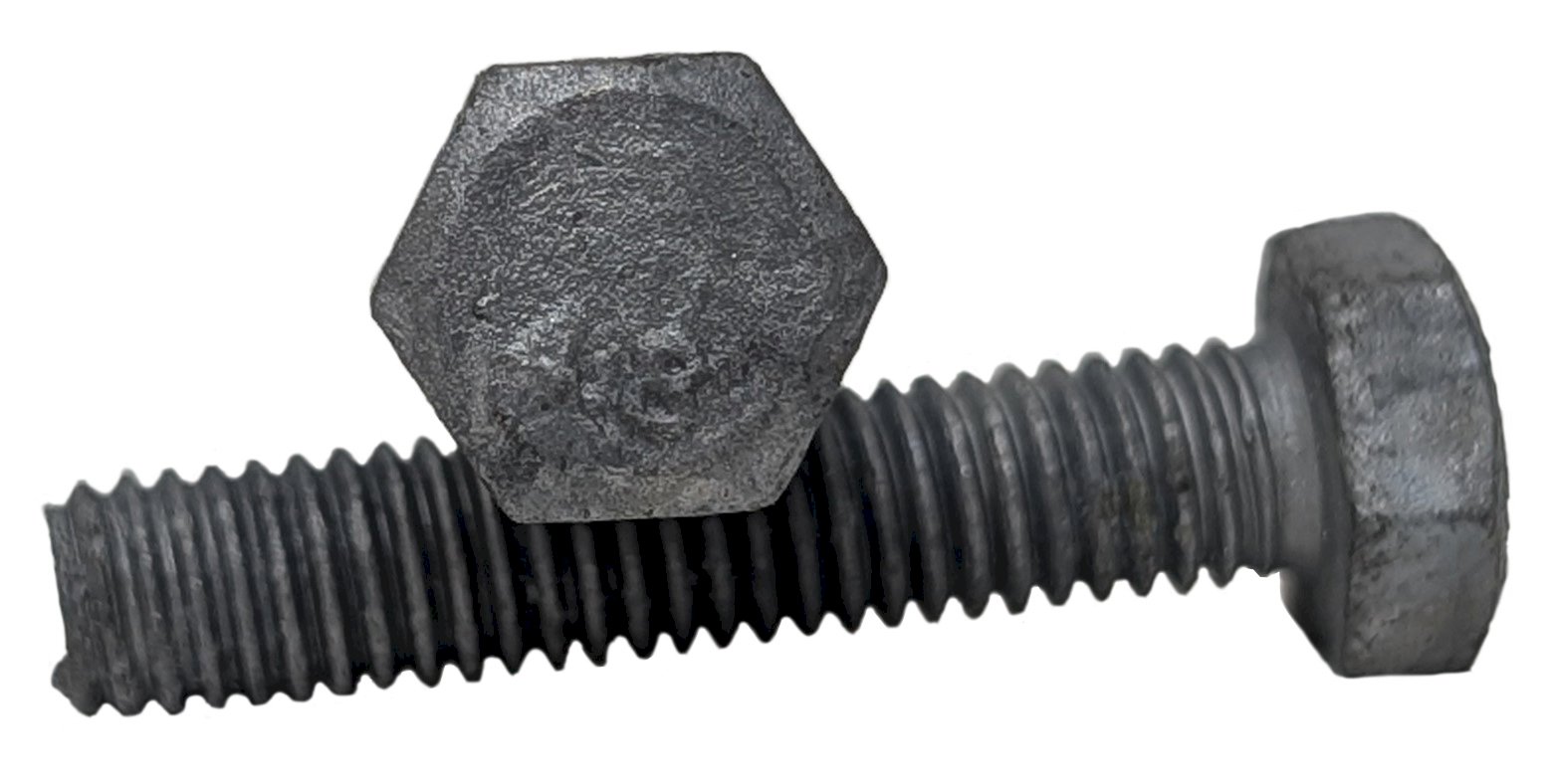 Hex Head Set Screw HDG M6 30mm 10PK