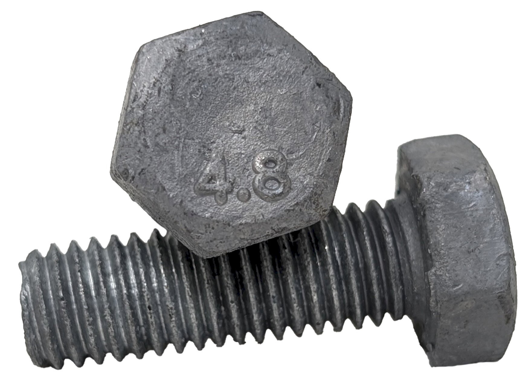 Hex Head Set Screw HDG M8 25mm 10PK