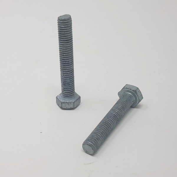 Hex Set Screw HDG M8 50mm 10PK