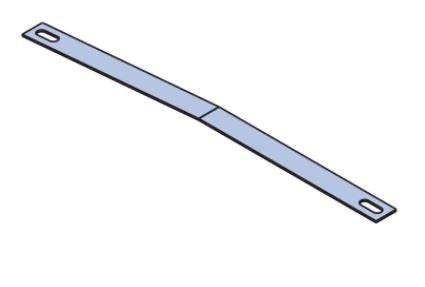 Cover Strap 15 Degree Peaked 450W
