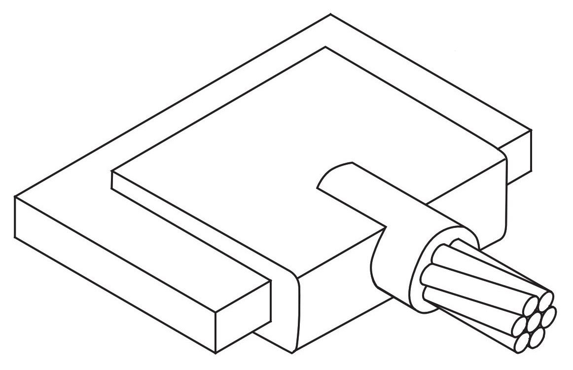 Mold Erico 90+F20 40x4 Tape to 70mm2 (Discontinued)