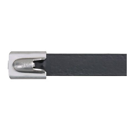 Cable Tie Panduit SS316 201x7.9mm Black 50PK