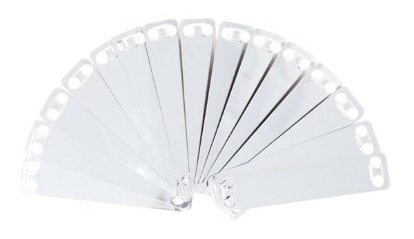 Marker Plate 89x19mm 100PK SS316