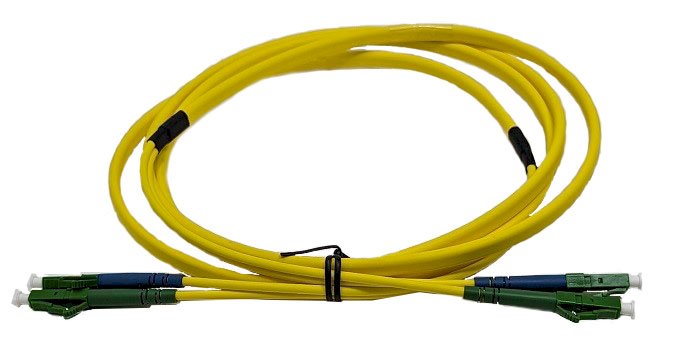 Panduit Rugged Fibre Patch LC-LC APC Duplex Yellow 2M