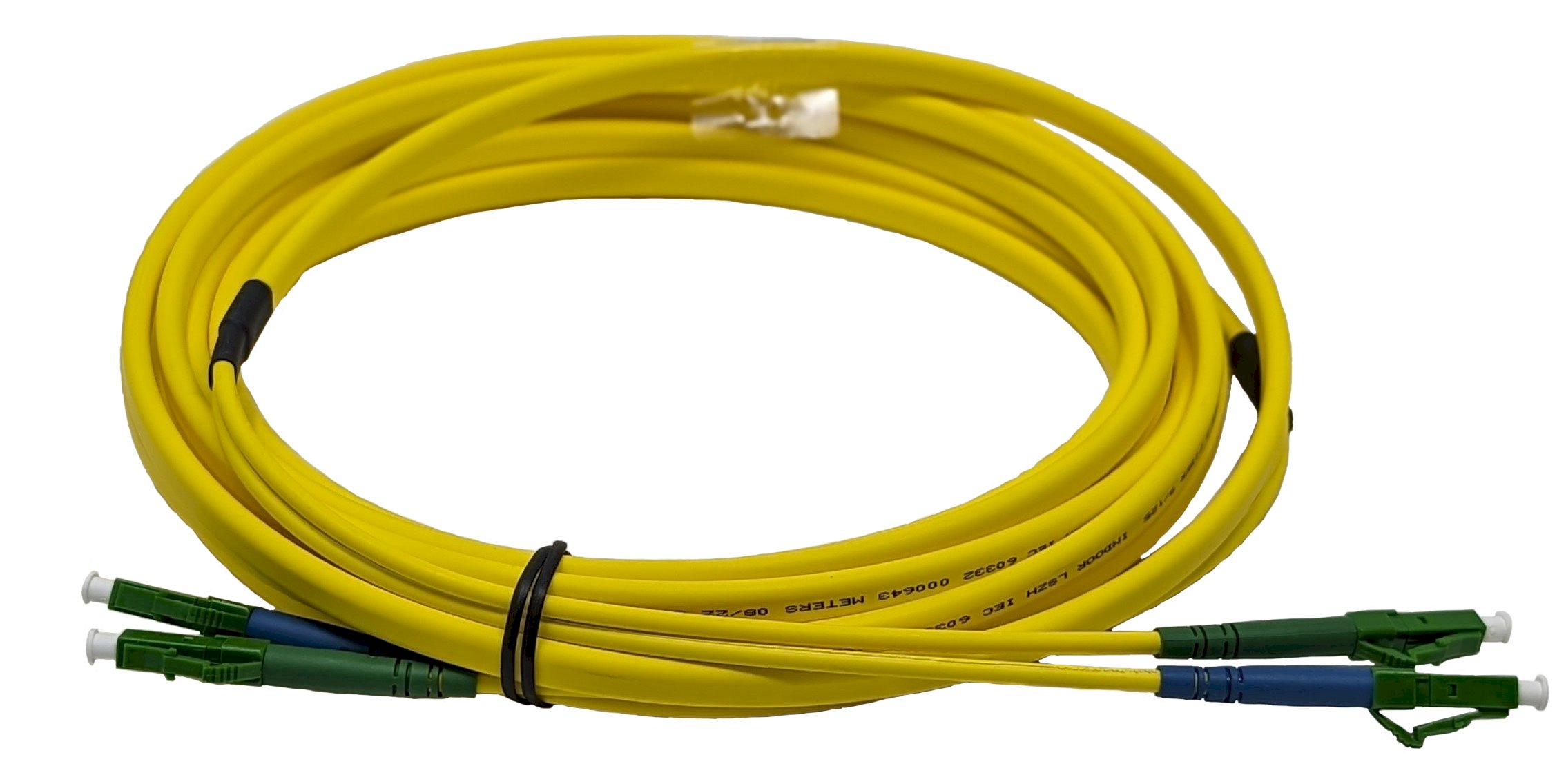 Panduit Rugged Fibre Patch LC-LC APC Duplex Yellow 5M