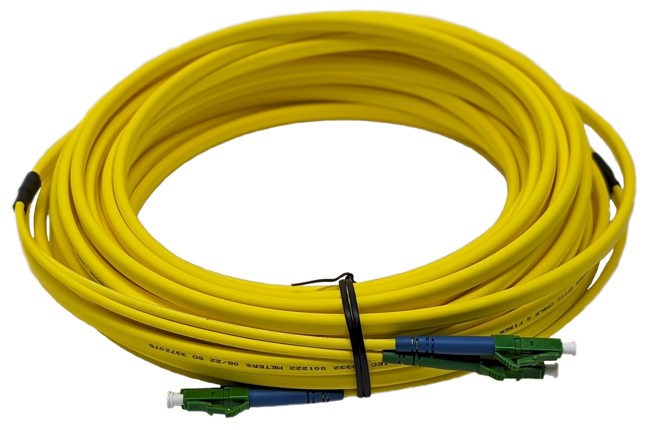 Panduit Rugged Fibre Patch LC-LC APC Duplex Yellow 15M