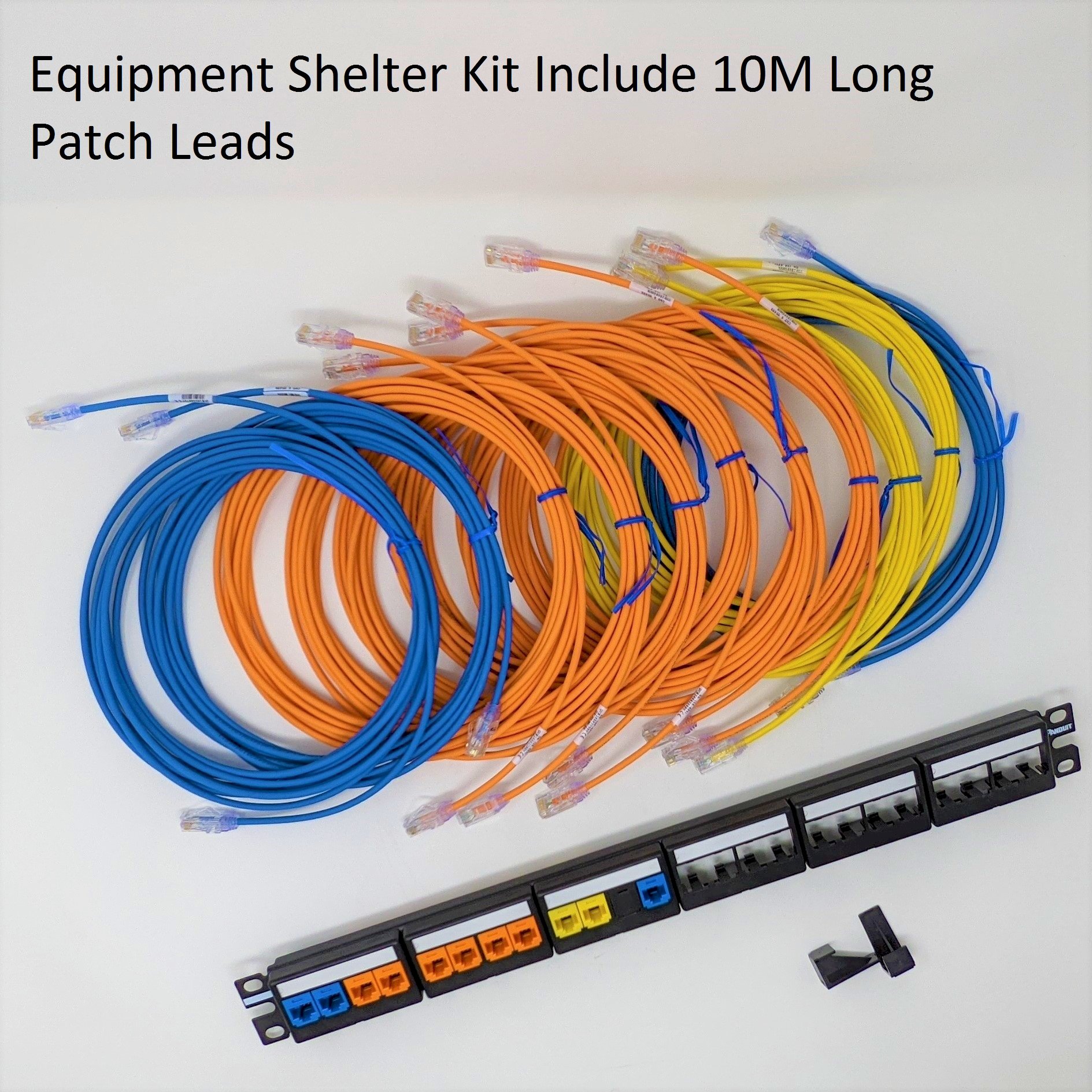 Panduit Optus Alarm Patch Panel to suite Equip Shelters (10m Cables)