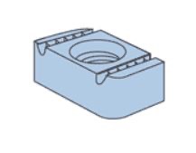 Strut Nut Unistrut HDG M12