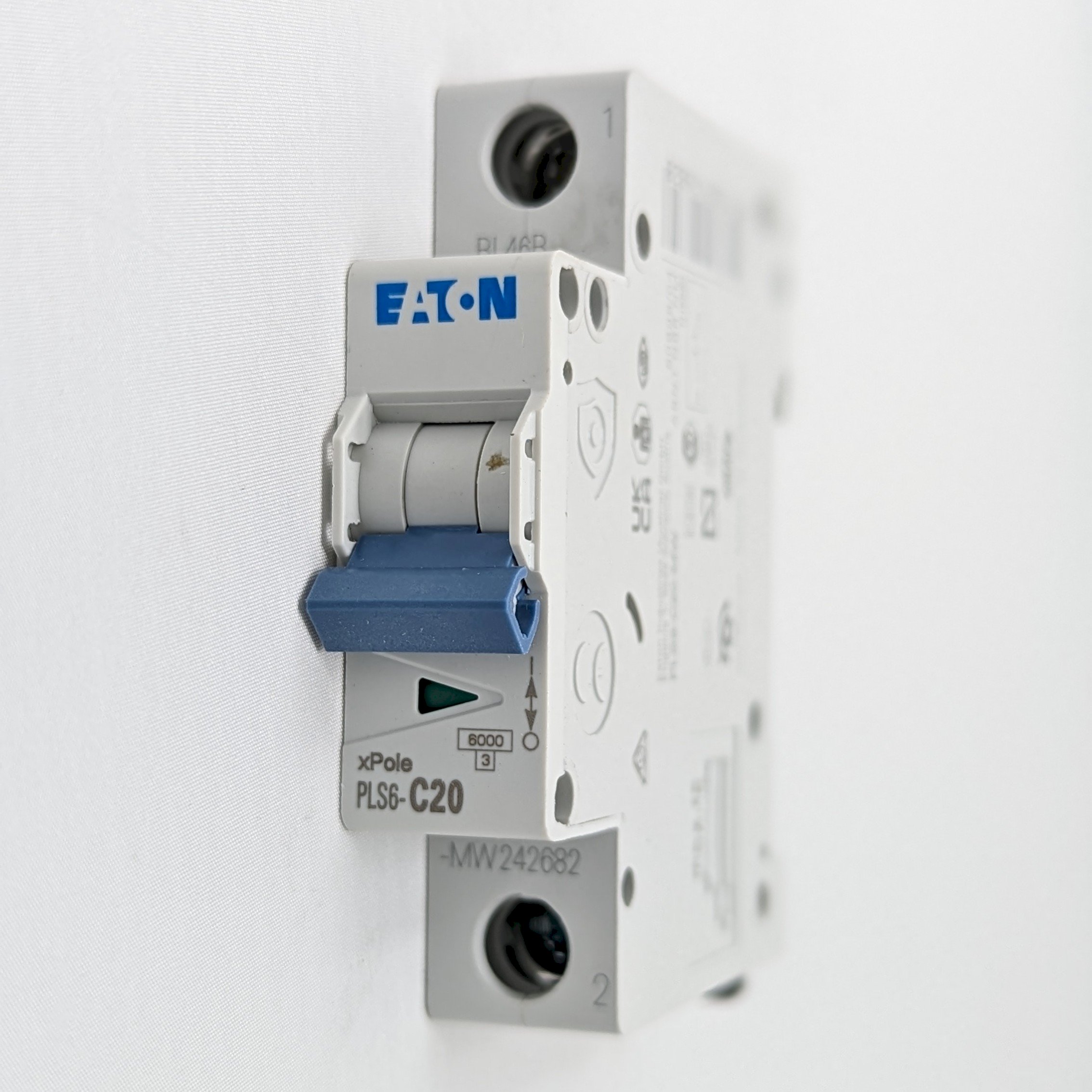 Eaton Circuit Breaker PLS6 1 Pole 20A
