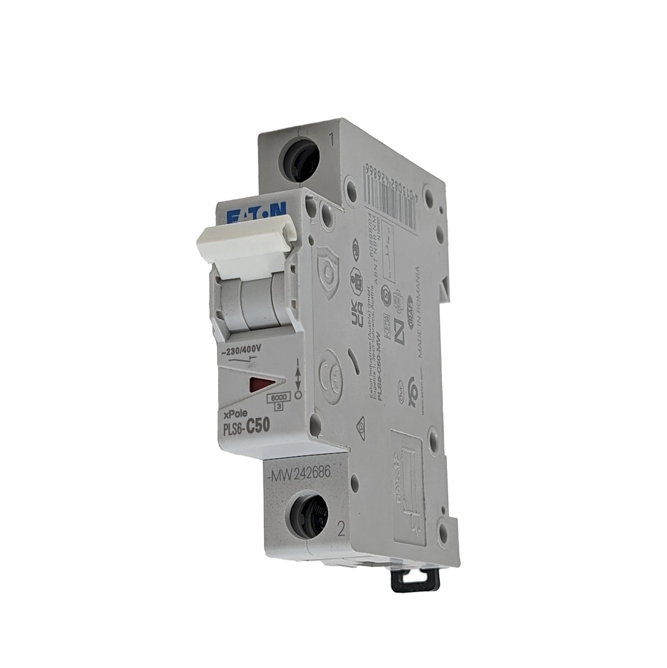 Eaton Circuit Breaker PLS6 1 Pole 50A