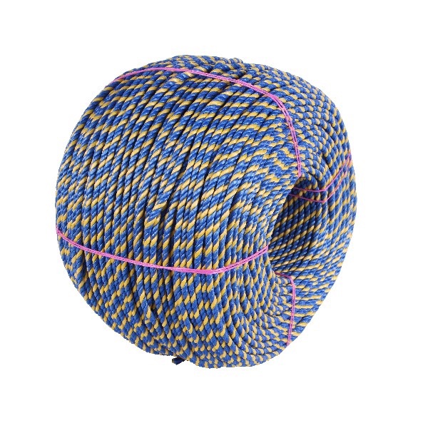 Rope Polypropylene 6mm Blue/Yellow 400M
