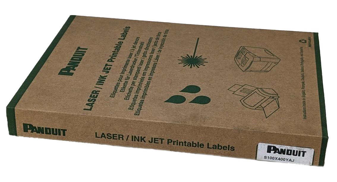 Panduit Laser Printer Label Sheet White 25x101 1000PK