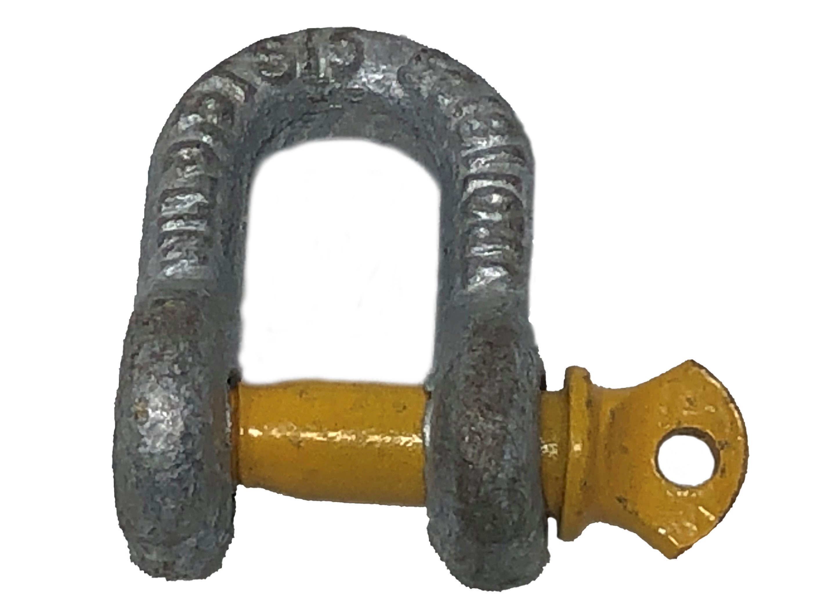 D Shackle HDG M6 Rated 0.5T