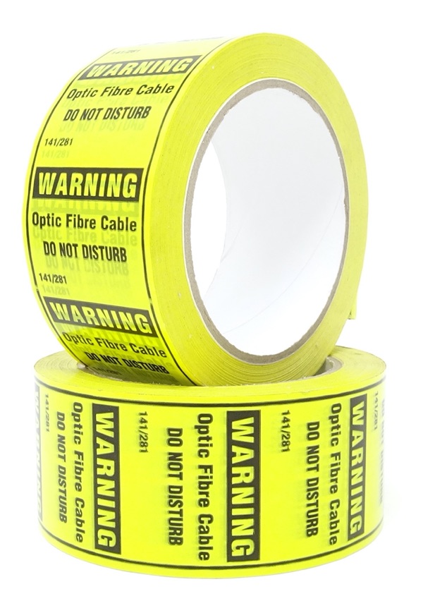 Warning Do Not Desturb Optic Fibre Tape 48mm 66M