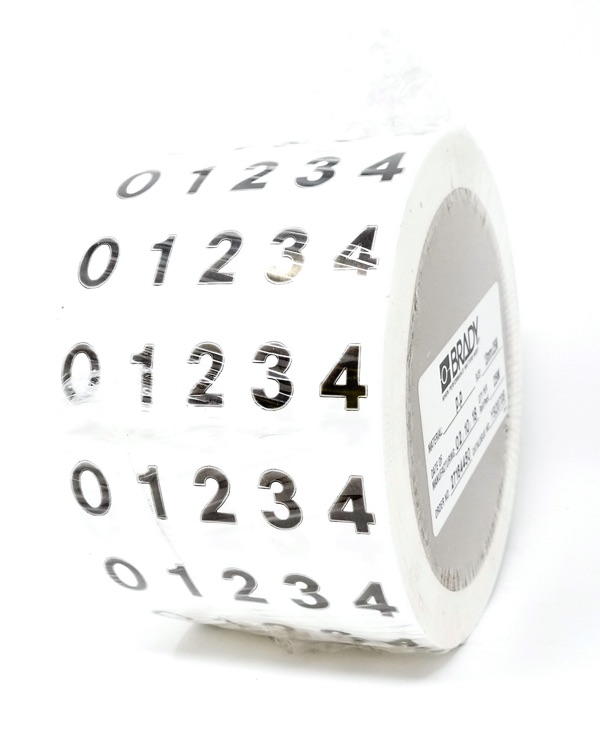 Feeder '0,1,2,3,4' 13mm 25M Label