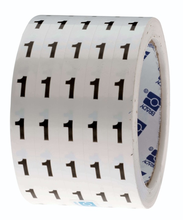 Feeder '1' 13mm 25M Label