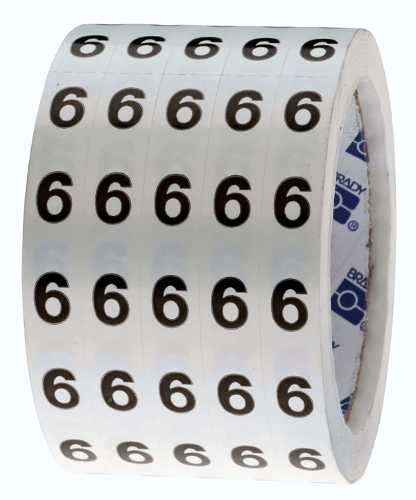 Feeder '6' 13mm 25M Label