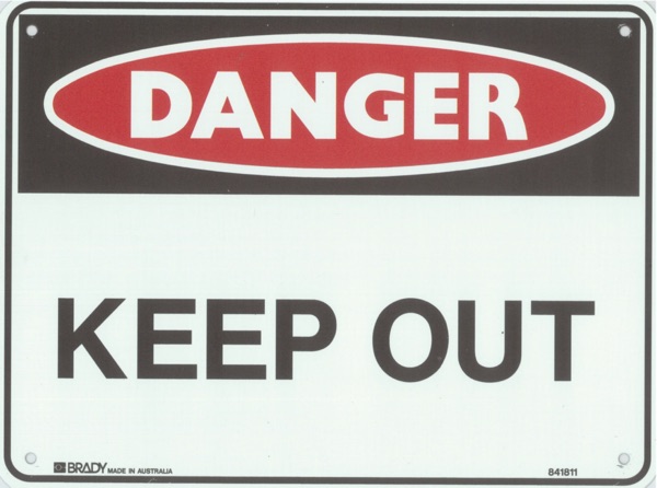 Danger Keep Out 300x225 Metal