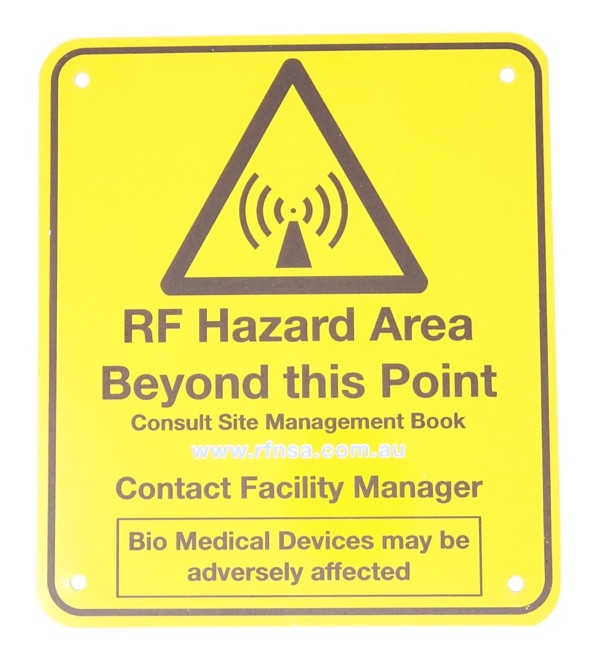 MERCS 1 RF Hazard Area 175x200 Metal