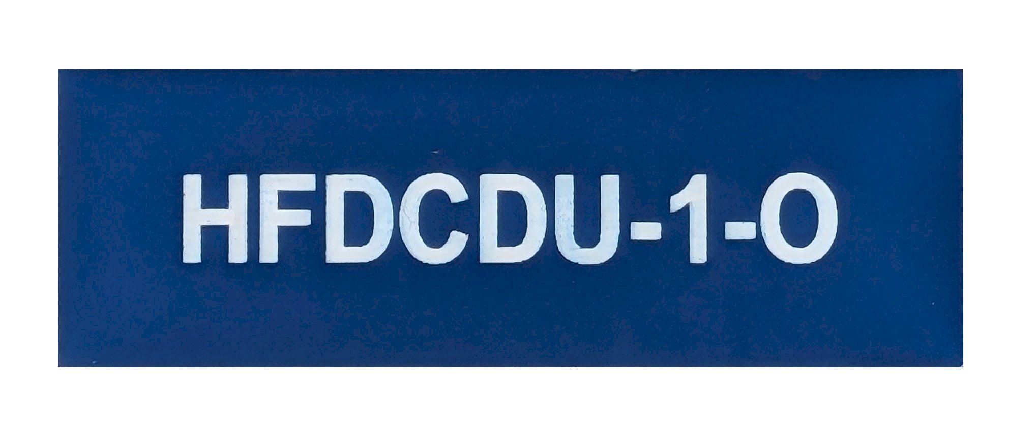 HFDCDU-1-O 75x25 Blue Traffolyte