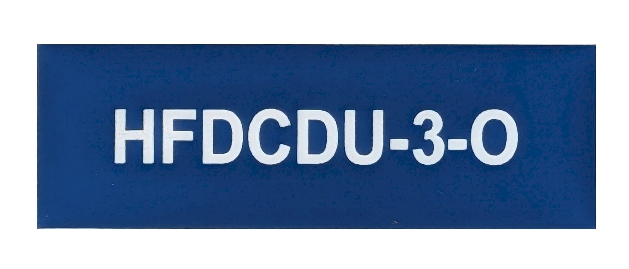 HFDCDU-3-O 75x25 Blue Traffolyte