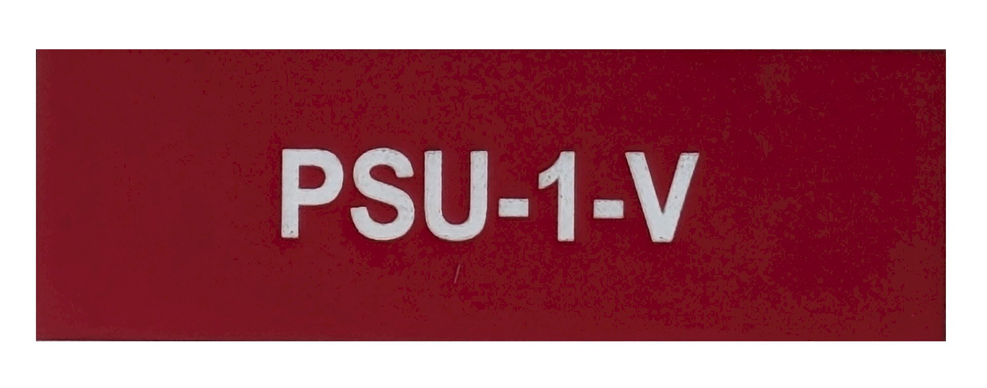 PSU-1-V 75x25 Red Traffolyte