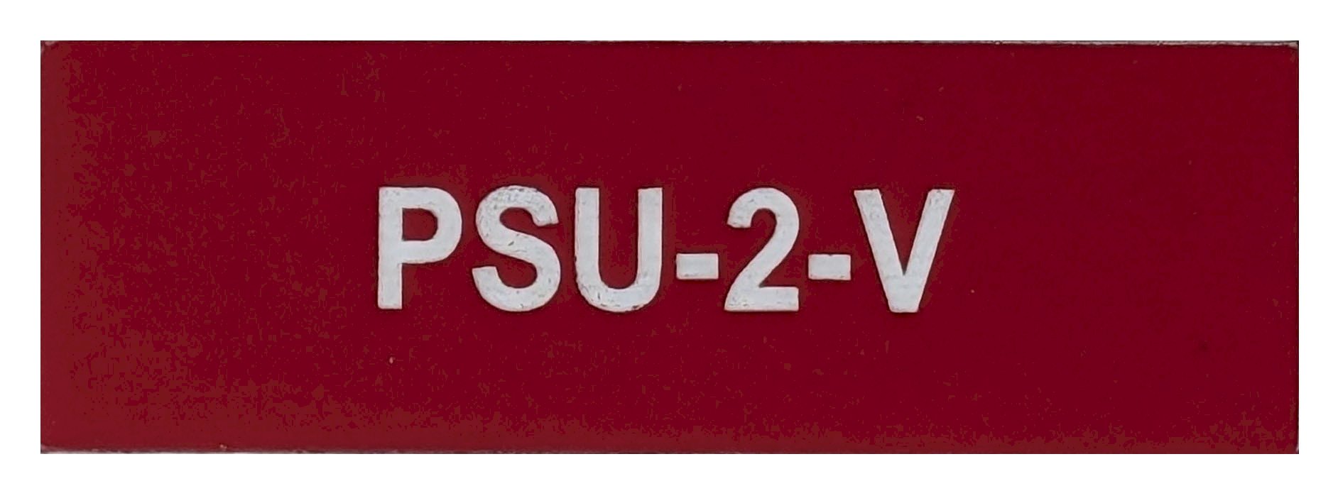 PSU-2-V 75x25 Red Traffolyte