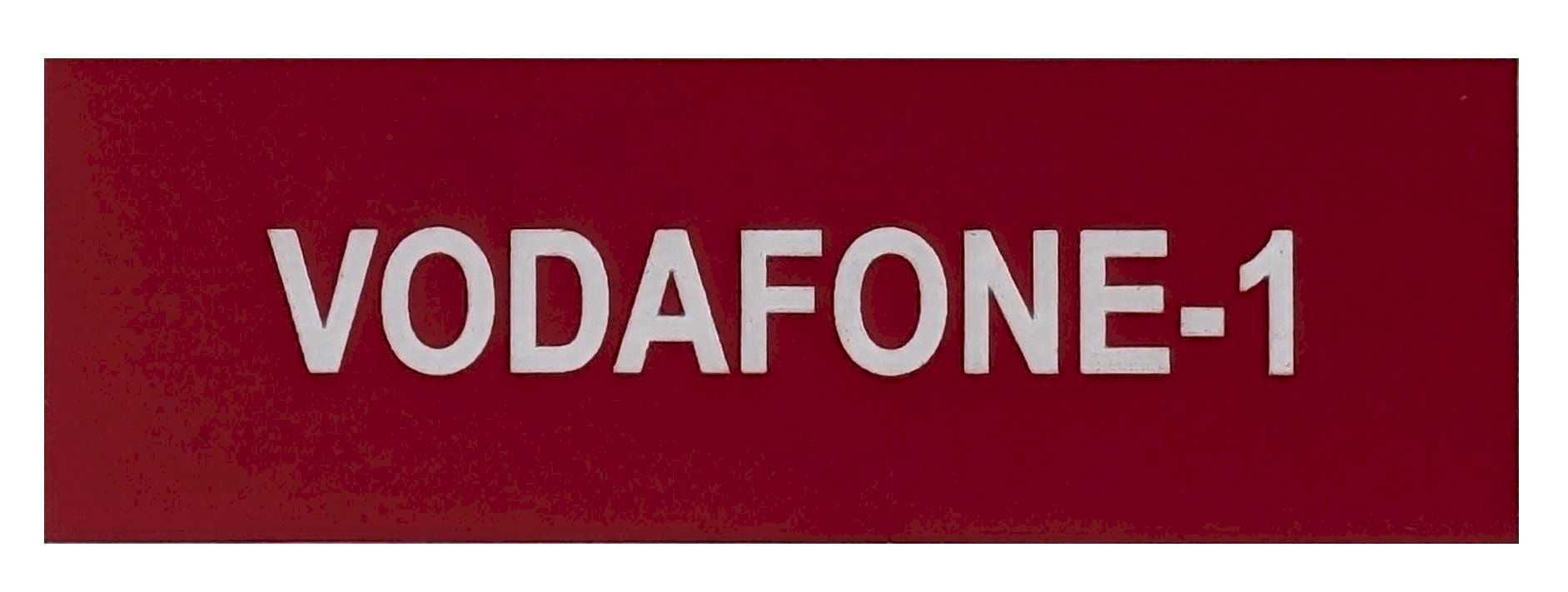VODAFONE-1 75x25 Red Traffolyte