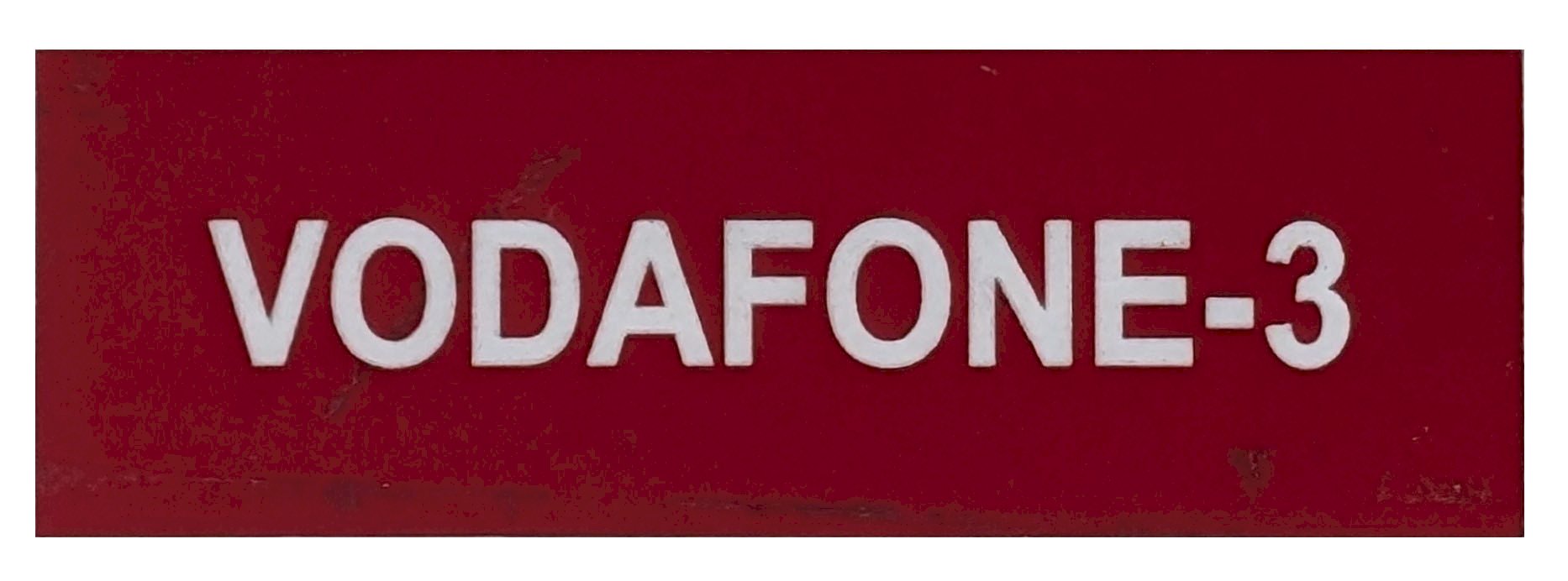 VODAFONE-3 75x25 Red Traffolyte