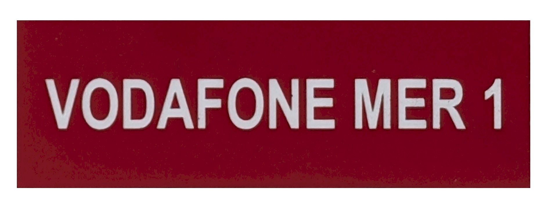 VODAFONE MER 1 75x25 Red Traffolyte
