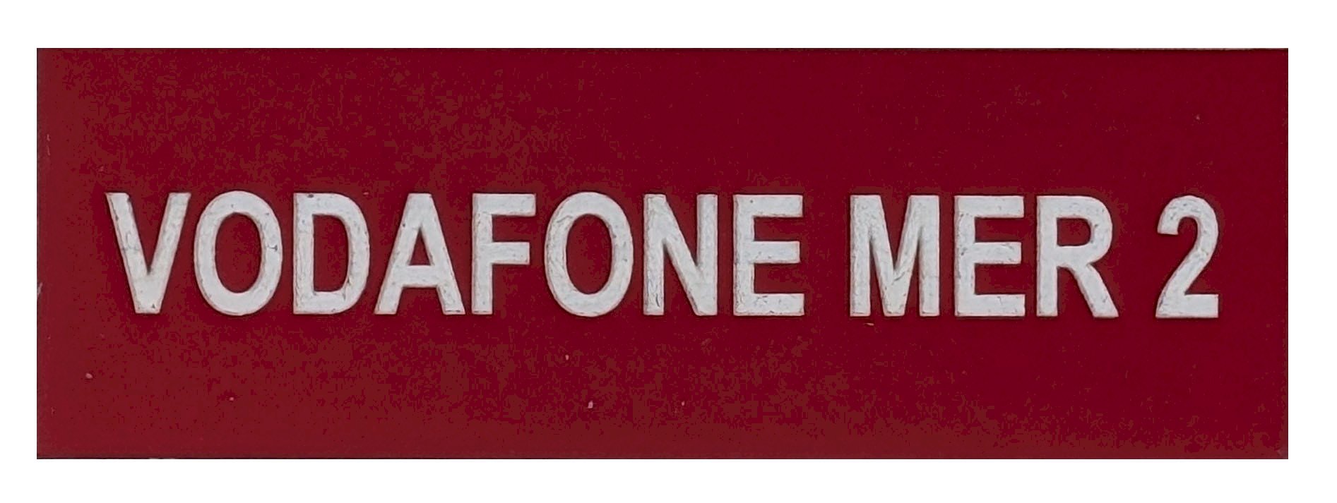 VODAFONE MER 2 75x25 Red Traffolyte