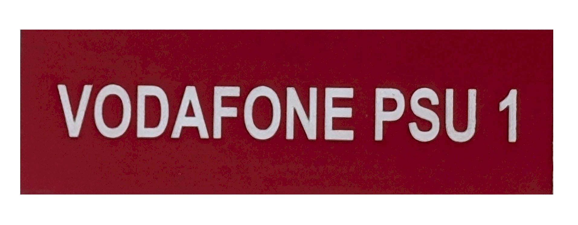 VODAFONE PSU 1 75x25 Red Traffolyte