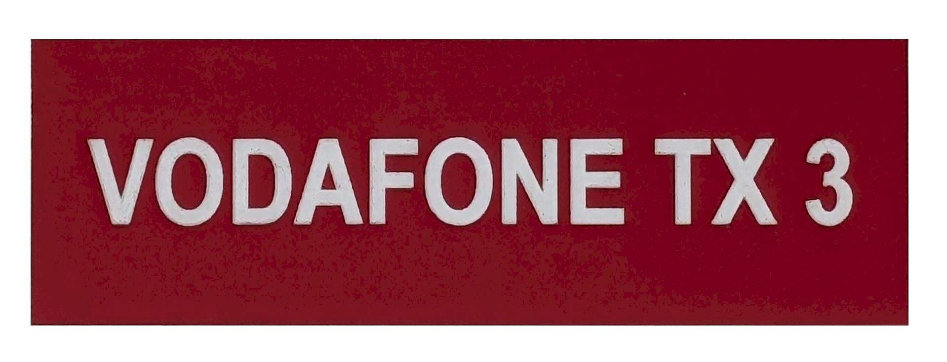 VODAFONE TX 3 75x25 Red Traffolyte