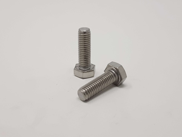 Hex Set Screw SS316 M8 25mm 10PK