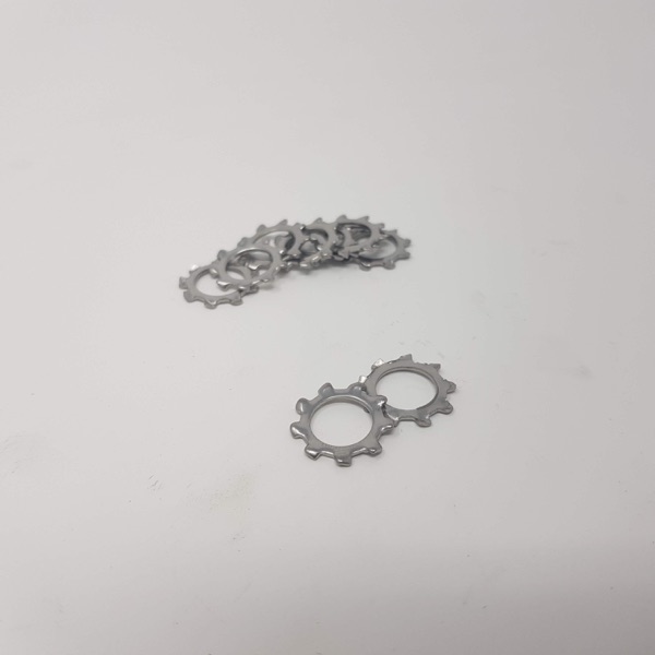 Tooth/Star Washer External SS304 M8 10PK