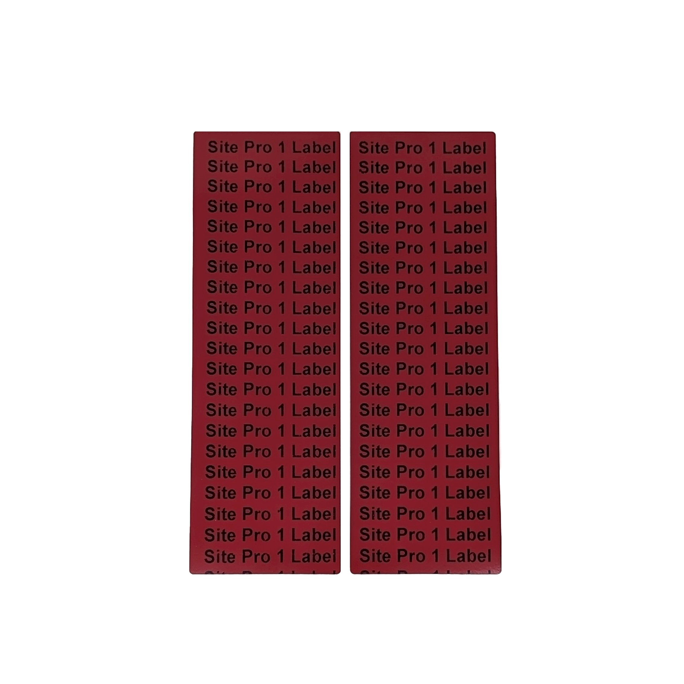 Red Feeder Labels 150x50mm Printed