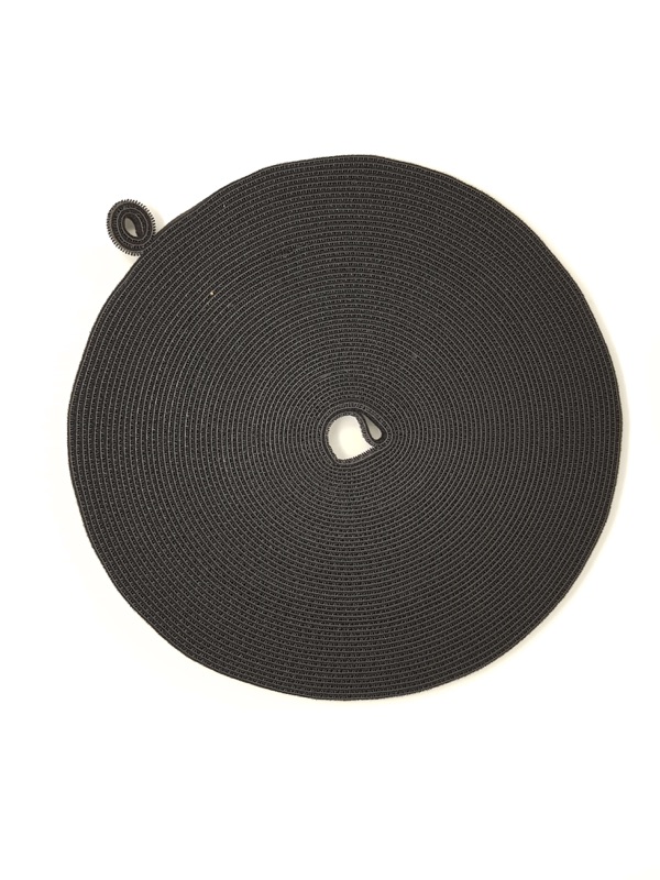 Velcro Tape Black 12mm 25M